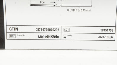Boston Scientific M001468540 V-18 Control Wire Guidewire 0.018inch x 300cm (x)